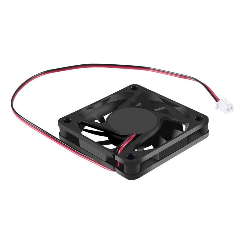 Dorhea Fan 60x60x10 mm DC 12V 6010 Brushless Cooling Fan, Replacement Ball Bearing 60mm Fan for Cooling DIY PC Computer Case Fan - 2 Pin Case Fan (Pack of 4Pcs) - Image 5